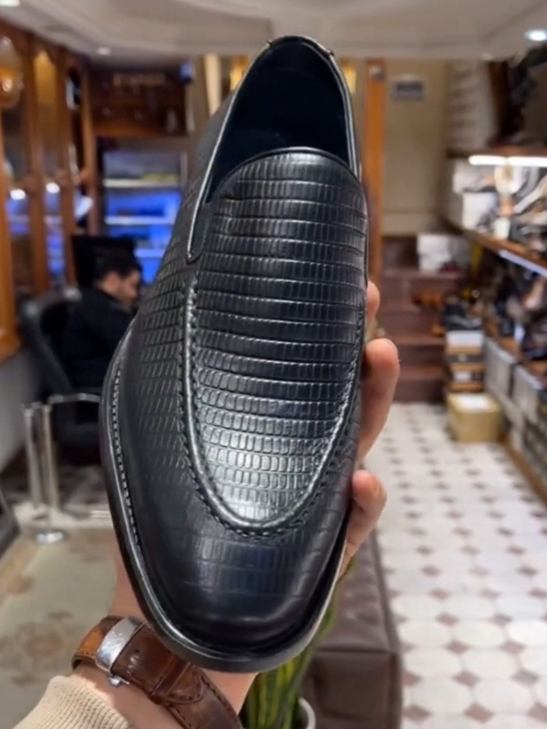 ✅High -quality Dedication✅Men's Premium Genuine Crocodile Leather Casual Shoes