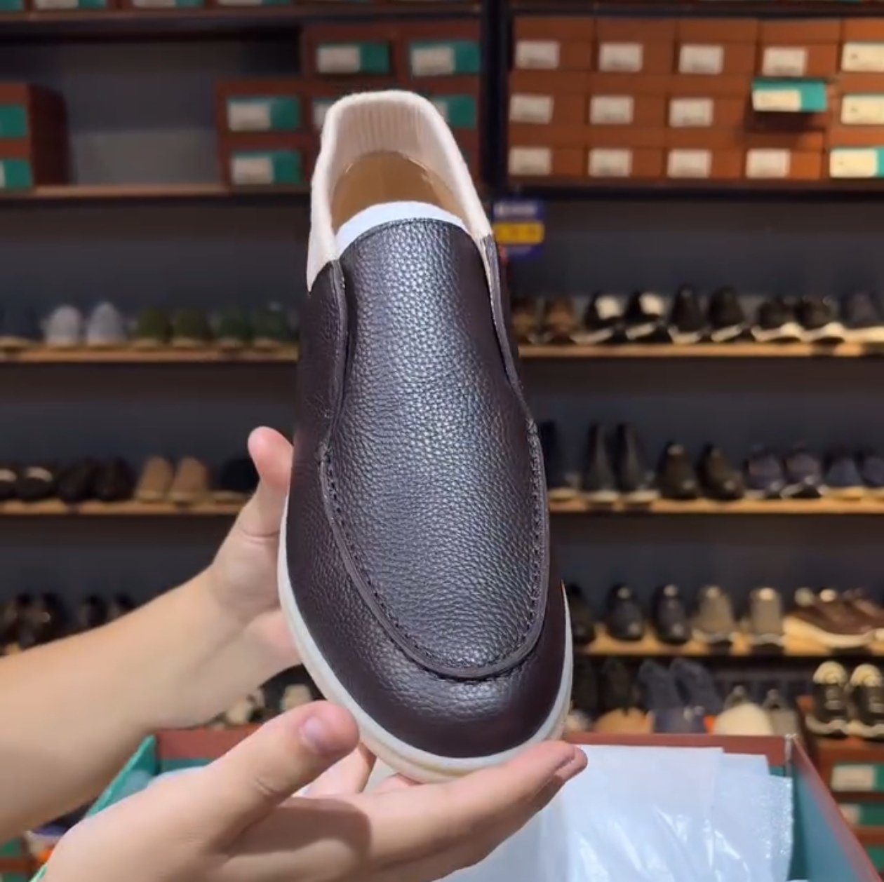 ✅High -quality Dedication✅Men's New High Quality Textured Genuine Leather Casual Shoes