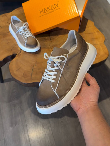 ✅High -quality Dedication✅Men's New Genuine Suede Thick Soft Sole Casual Shoes