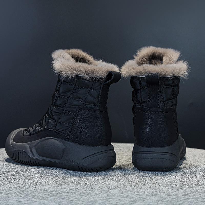 2023 New Winter Wool Thick-soled Waterproof Snow Boots