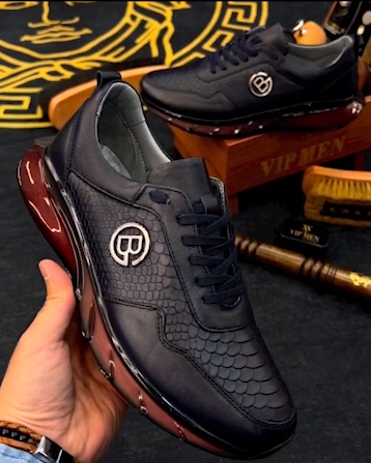 ✅High -quality Dedication✅Men's New High-quality Genuine Leather All-match Cushioning Casual Shoes