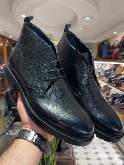 ✅High -quality Dedication✅Men's High-end Genuine Leather High-top Casual Shoes
