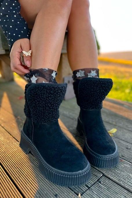 Women's New Winter Wool Warm Mid-calf Snow Boots