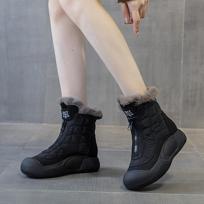 2023 New Winter Wool Thick-soled Waterproof Snow Boots