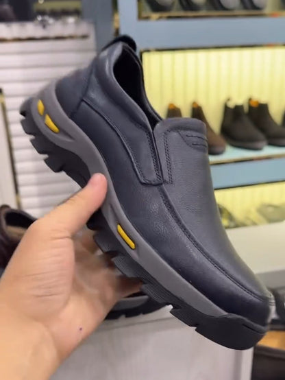 ✅High -quality Dedication✅Men's Winter Genuine Leather Non-slip Cotton Shoes