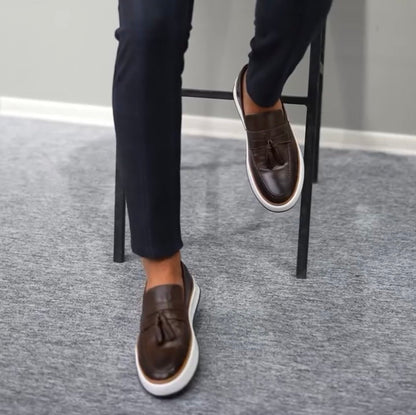 ✅High -quality Dedication✅Men's New British Style Genuine Cowhide Versatile Casual Shoes