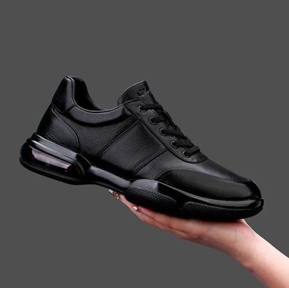 High Quality Genuine Cowhide Air Cushion Comfortable Casual Shoes