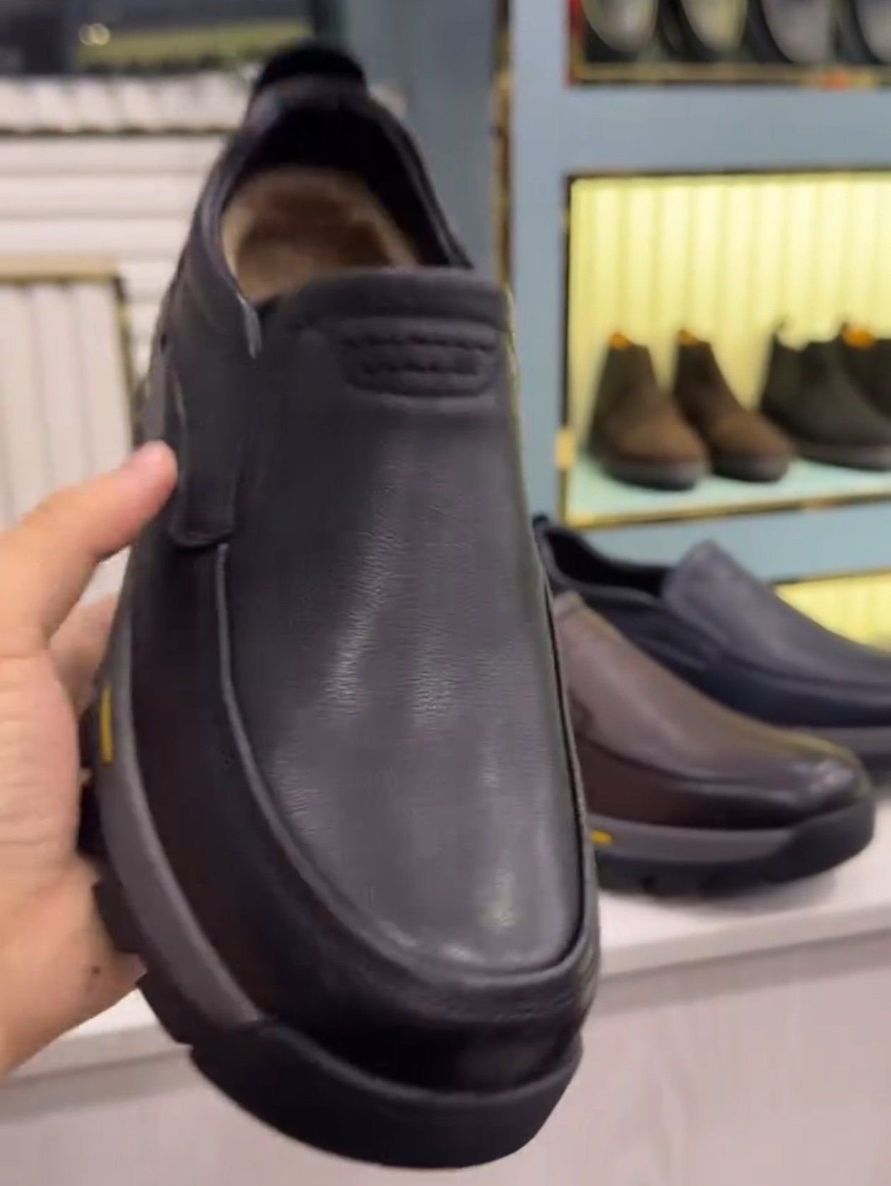 ✅High -quality Dedication✅Men's Winter Genuine Leather Non-slip Cotton Shoes