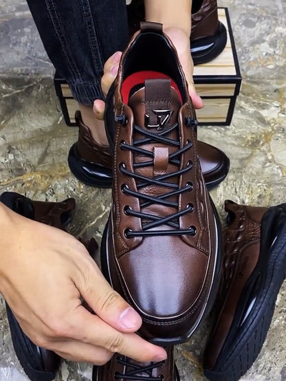 ✅High -quality Dedication✅Men's New Crocodile Genuine Leather Cushioned Casual Shoes