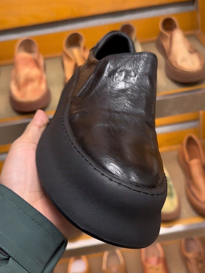 ✅High -quality Dedication✅Men's New High-quality Genuine Leather Versatile Slip-on Casual Shoes