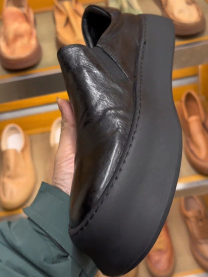 ✅High -quality Dedication✅Men's New High-quality Genuine Leather Versatile Slip-on Casual Shoes