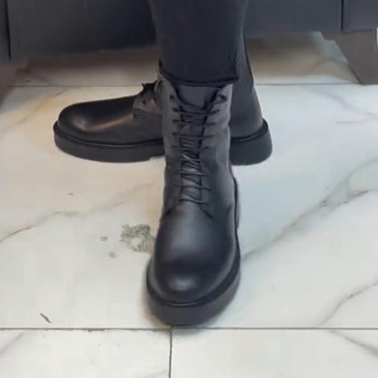 New Handmade Genuine Leather Men's Waterproof Non-slip Casual Boots
