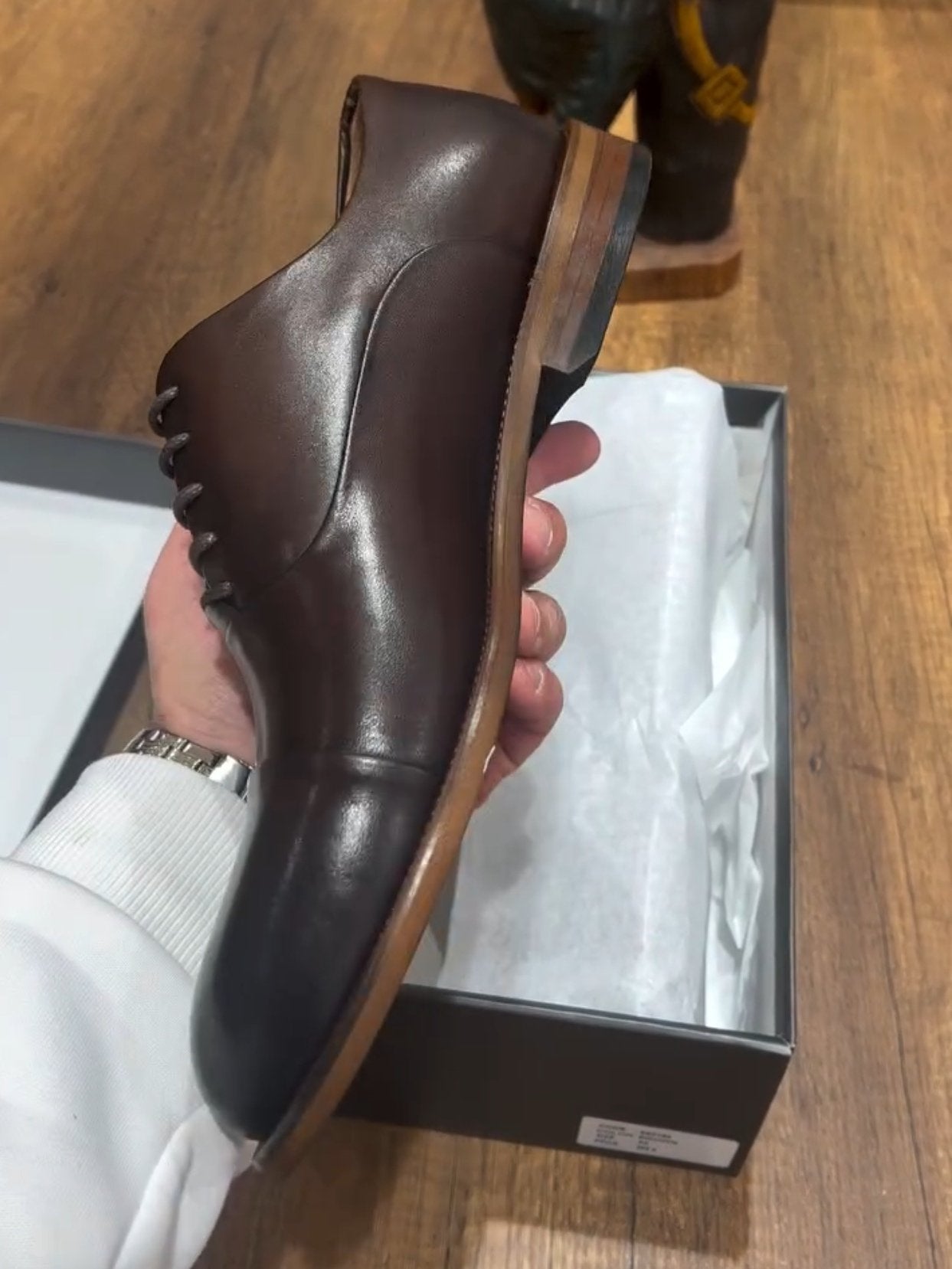 Men's Handmade Classic Brown Leather Casual Shoes