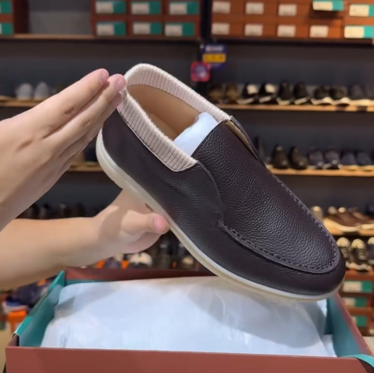✅High -quality Dedication✅Men's New High Quality Textured Genuine Leather Casual Shoes