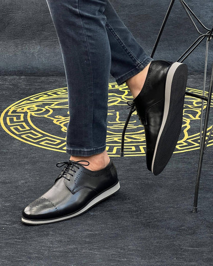 ✅High -quality Dedication✅Men's New British Style Soft Leather Comfortable Casual Shoes