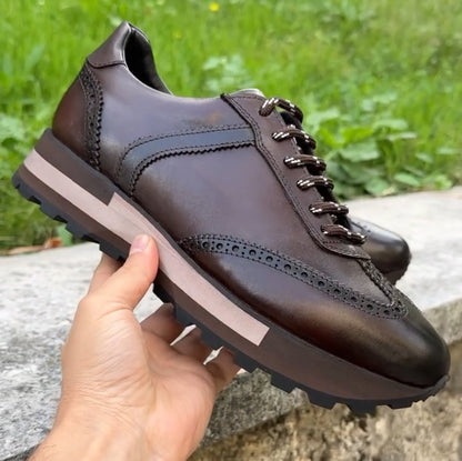 ✅High -quality Dedication✅Men's New High Quality Genuine Leather Retro Sports Casual Shoes