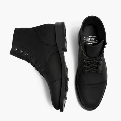 ✅High -quality Dedication✅Men's Retro Classic Solid Color Genuine Cowhide Casual Boots