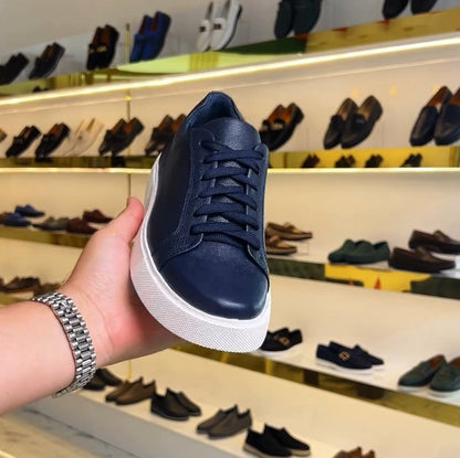 ✅High -quality Dedication✅Men's New Solid Color Genuine Leather Classic Casual Shoes