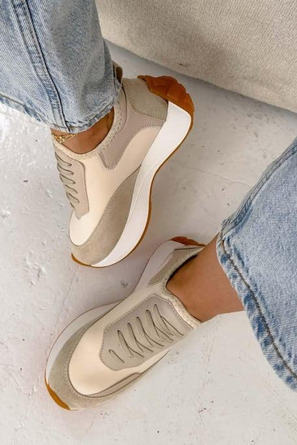 Premium Suede Thick Soft Sole Comfortable Sneakers