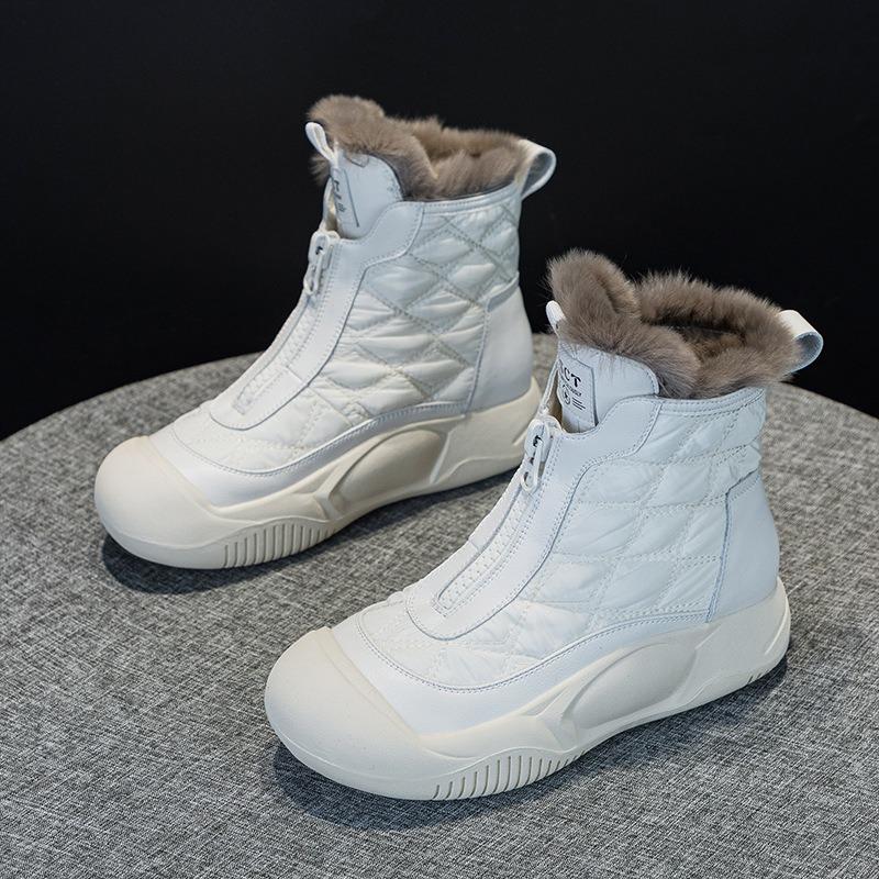 2023 New Winter Wool Thick-soled Waterproof Snow Boots