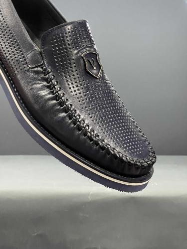 ✅High -quality Dedication✅Men's High Quality Perforated Genuine Leather Breathable Casual Driving Shoes