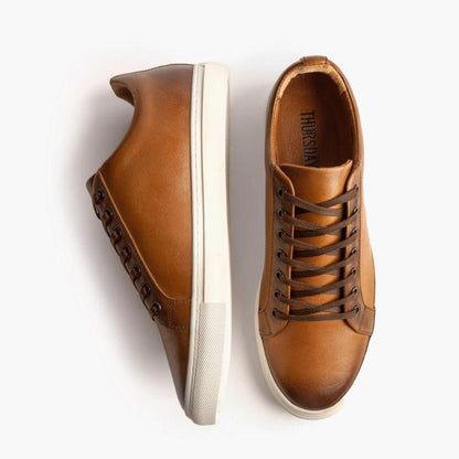 ✅High -quality Dedication✅Men's Classic Solid Color Genuine Cowhide Casual Shoes