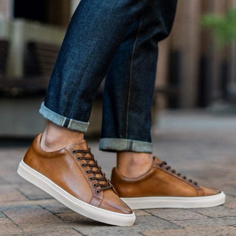 ✅High -quality Dedication✅Men's Classic Solid Color Genuine Cowhide Casual Shoes