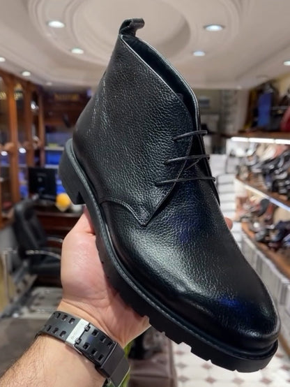 ✅High -quality Dedication✅Men's High-end Genuine Leather High-top Casual Shoes