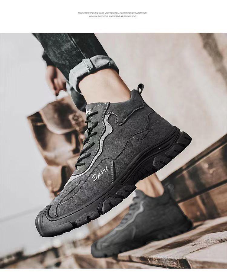 Men's Winter High-top Wool Warm Sports and Casual Shoes