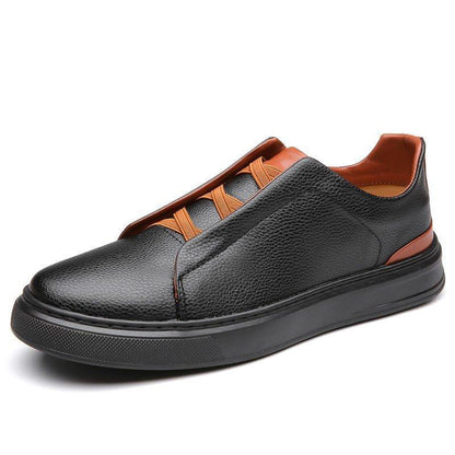 🔥Limited Time Offer 49% OFF🔥New Men's Genuine Leather Slip-on Waterproof Versatile Casual Shoes