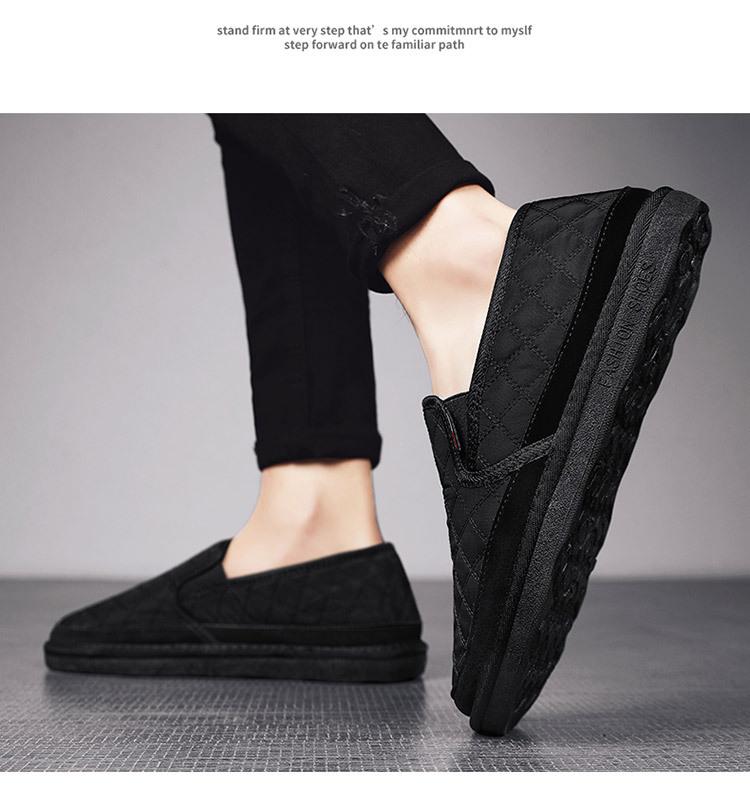 Men's Winter Thickened Wool Warm Soft Sole Anti-slip Shoes