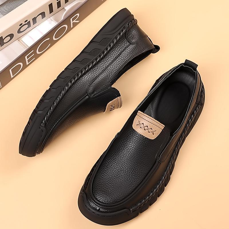 ✅High -quality Dedication✅New Men's Top Layer Cowhide Casual Loafers