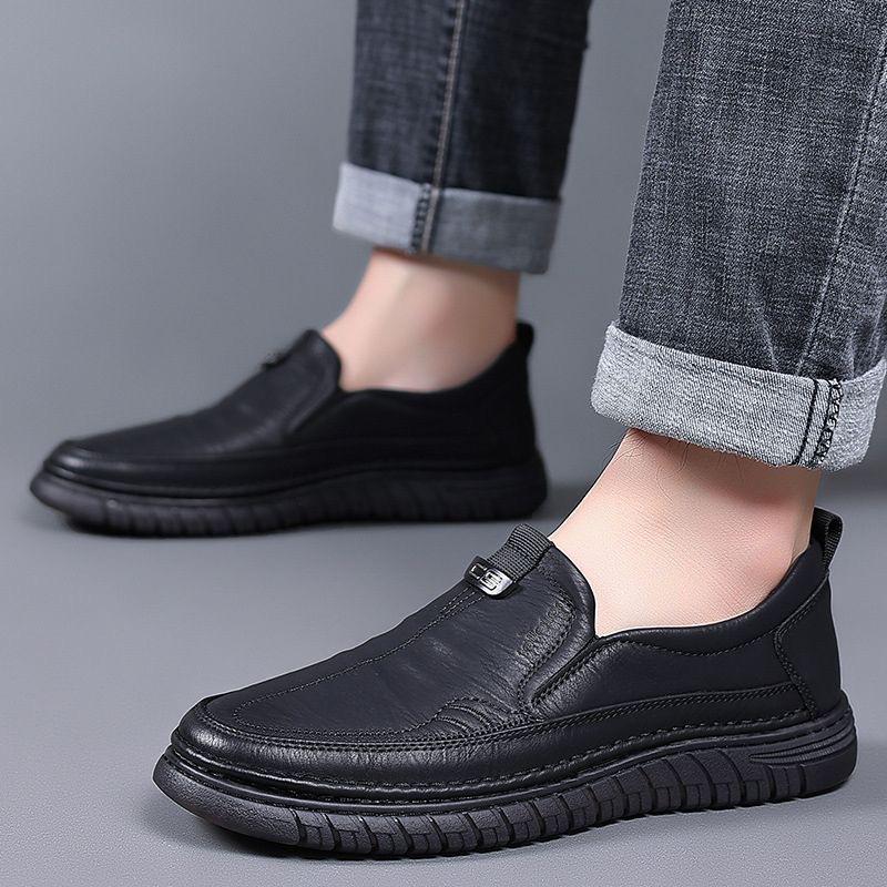 Men's Genuine Leather Soft Non-slip Casual Shoes