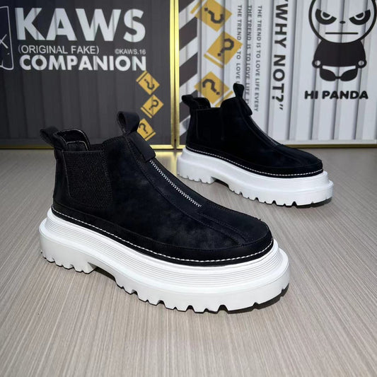 🔥Limited Time Offer 49% OFF🔥New Casual British Style Slip-on Comfortable Martin Boots