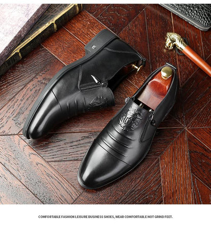 ✅High -quality Dedication✅Men's Classic Genuine Cowhide Soft Formal Casual Shoes