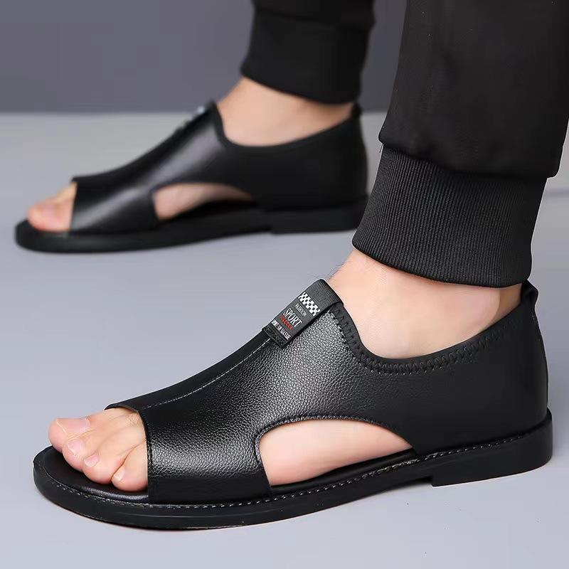 🔥Limited Time Offer 49% OFF🔥Men's New Soft-soled Versatile Beach Slip-on Drive Sandals