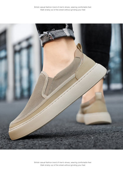 🔥Limited Time Offer 49% OFF🔥New Men's Breathable Canvas Slip-on Casual Shoes