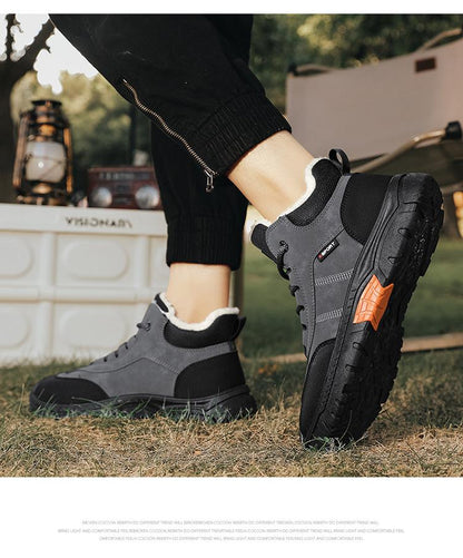 2023 New Winter Men's Sports and Casual Wool Warm Shoes