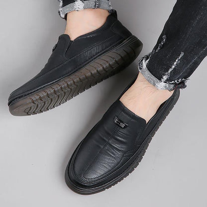 Men's Genuine Leather Soft Non-slip Casual Shoes