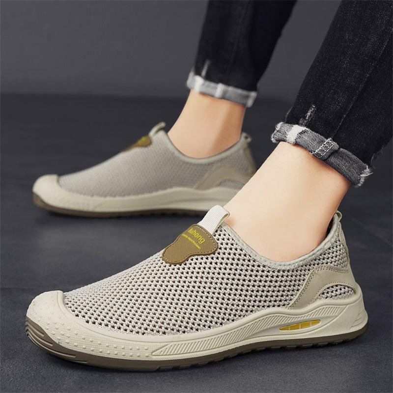 ✅High -quality Dedication✅Men's Breathable Mesh Slip-on Lightweight Sports Casual Shoes