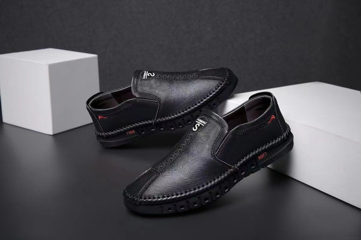 💥Clearance Stock Specials💥New Versatile Slip-on Leather Casual Shoes