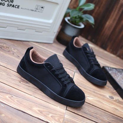 ✅High -quality Dedication✅New Men's Suede & Canvas Breathable All-match Casual Shoes