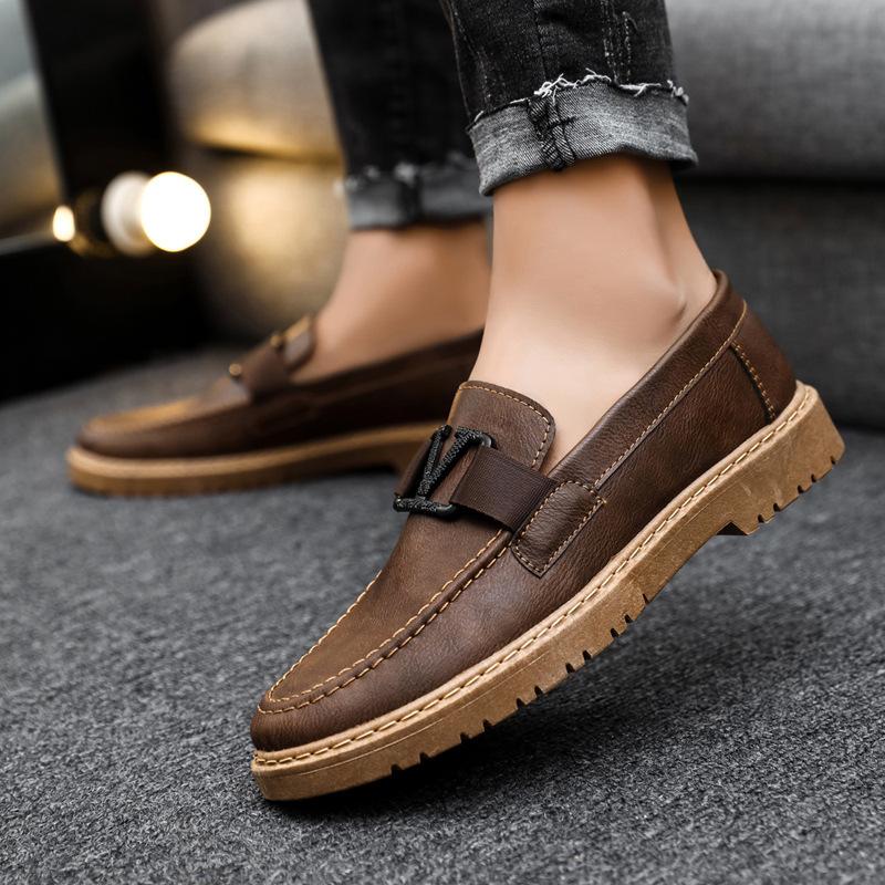 🔥Limited Time Offer 49% OFF🔥Men's New British Style Versatile Genuine Leather Casual Shoes