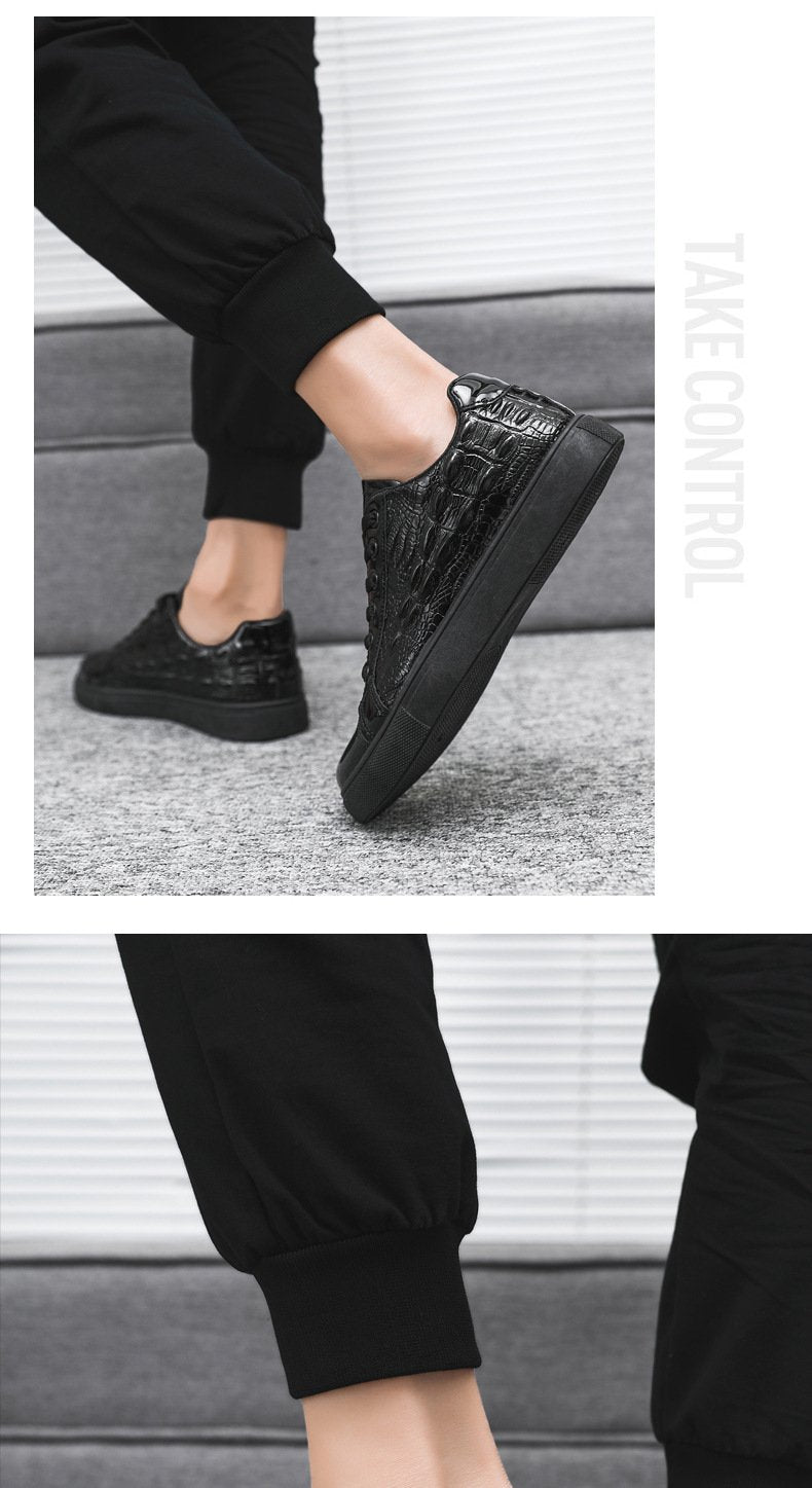 ✅High -quality Dedication✅Men's New Crocodile Leather Versatile Sports Casual Shoes