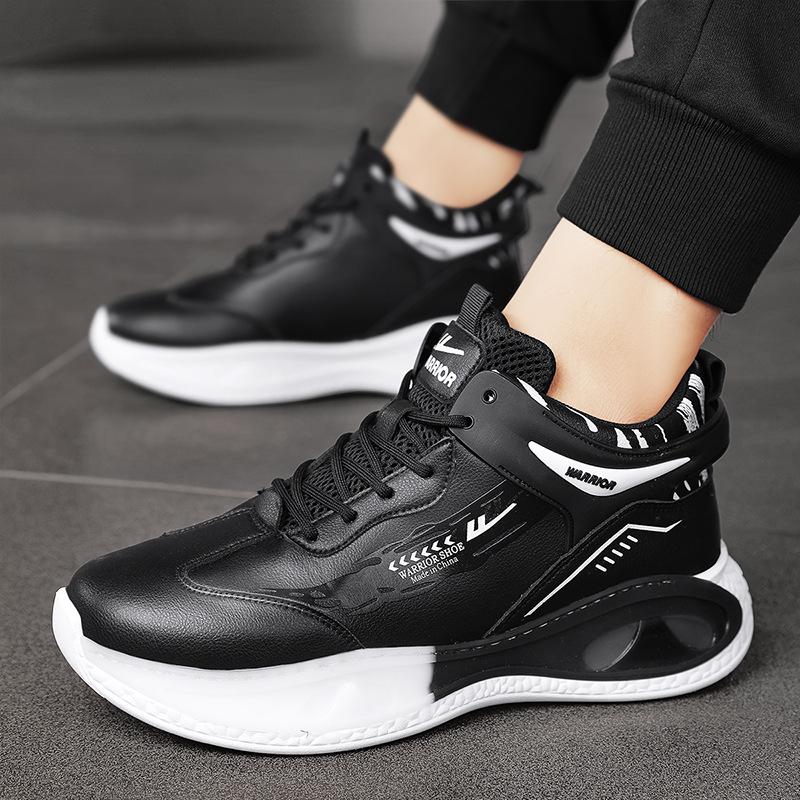 Men's Autumn and Winter Leather Waterproof Casual Sports Shoes