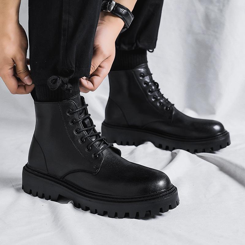 ✅High -quality Dedication✅Men's New High Quality Genuine Leather All-match Martin Boots