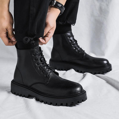 ✅High -quality Dedication✅Men's New High Quality Genuine Leather All-match Martin Boots