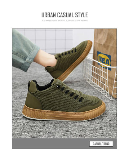 New Breathable Corduroy Casual Shoes for Autumn