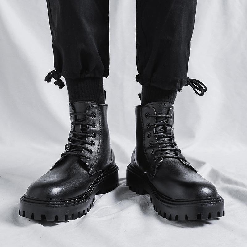 ✅High -quality Dedication✅Men's New High Quality Genuine Leather All-match Martin Boots