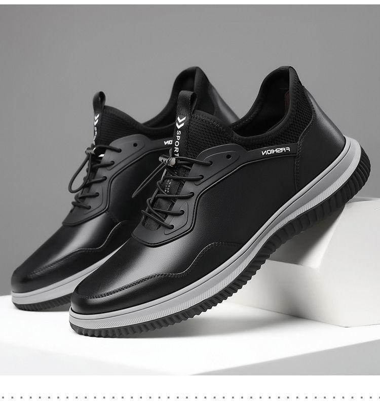 Autumn and Winter Men's Casual Leather Shoes